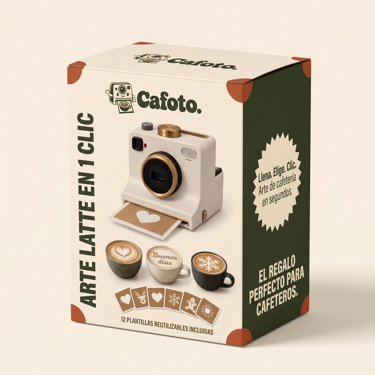 Cafoto Clic – Arte Latte en 1 Clic